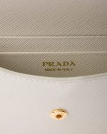 Prada Saffiano leather card holder with shoulder strap - Image 3